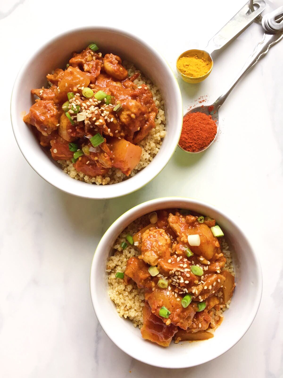 One-Pot Sweet and Spicy Mango Chicken