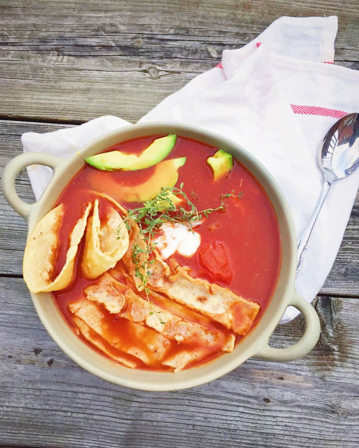 Crockpot Classic Tortilla Soup
