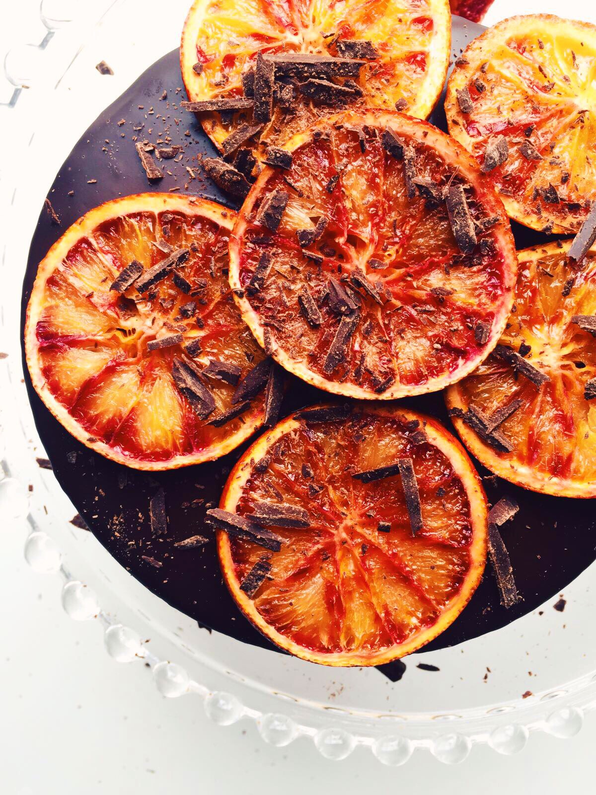 Gluten Free Chocolate Blood Orange Cake