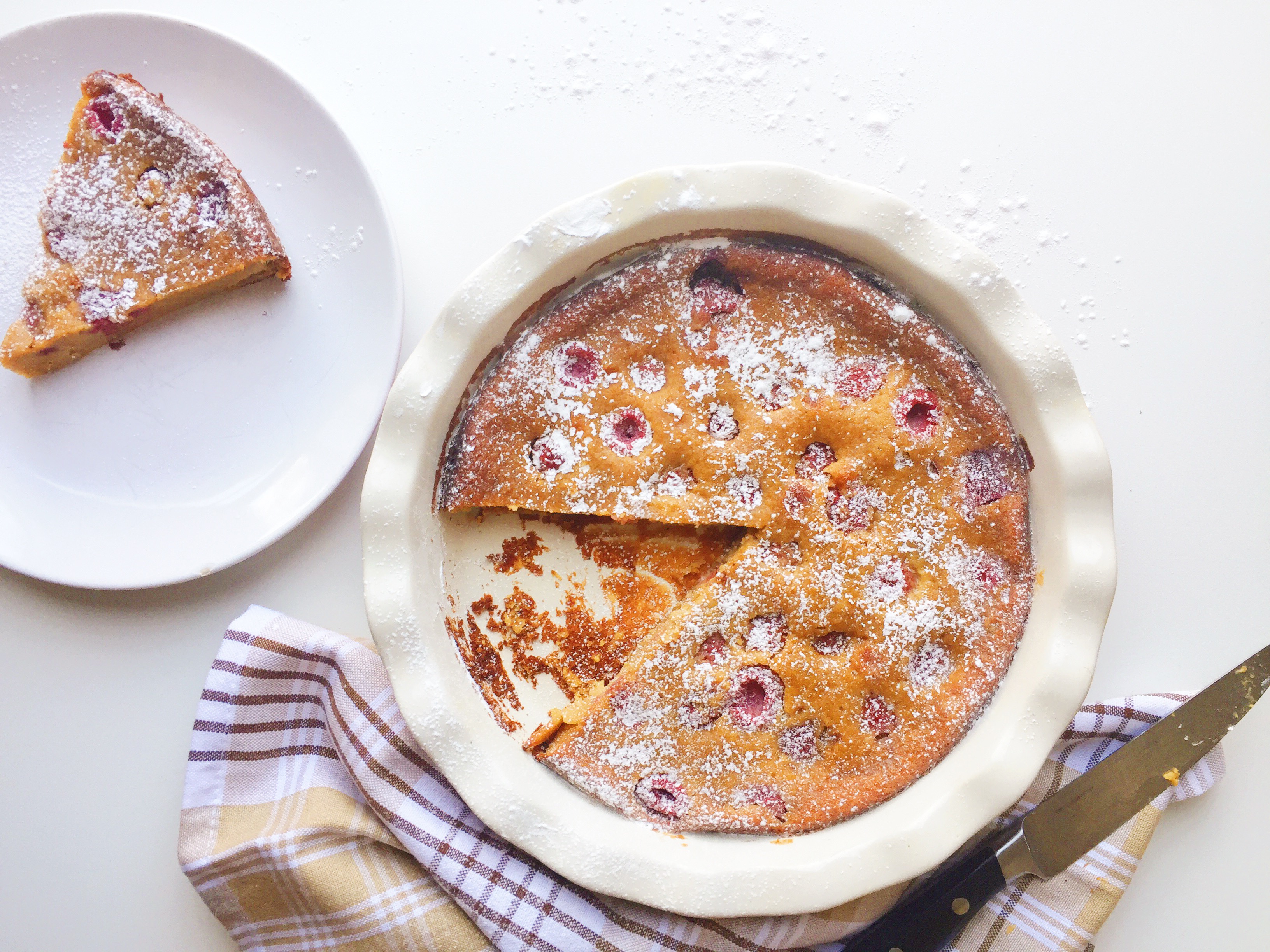 Gluten Free Raspberry Clafoutis