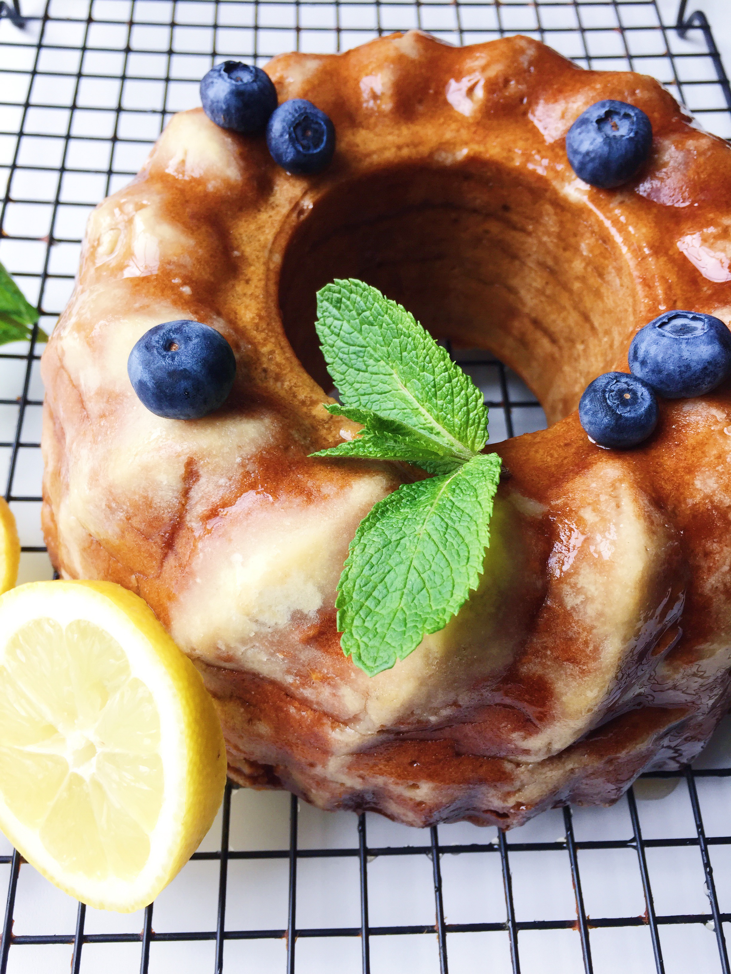 Mom’s Lemon Delight Bundt Cake