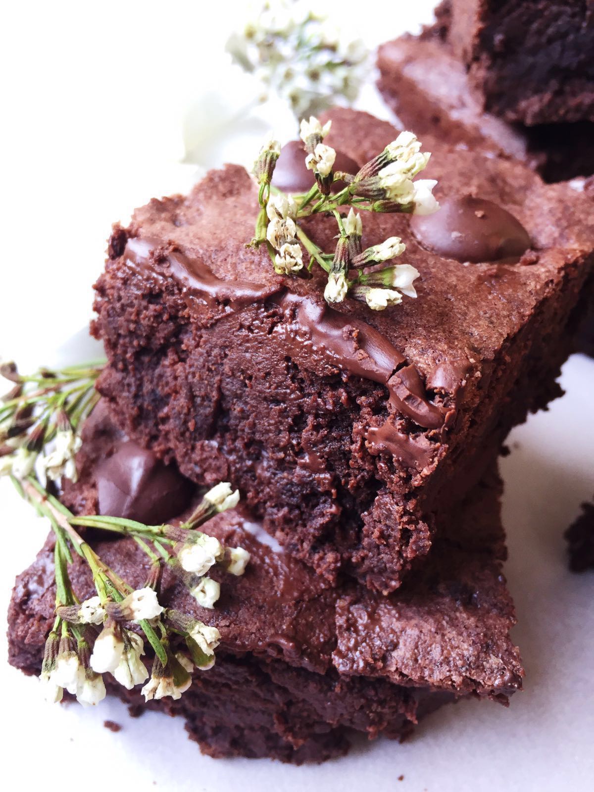 Fudgy Buckwheat Brownies