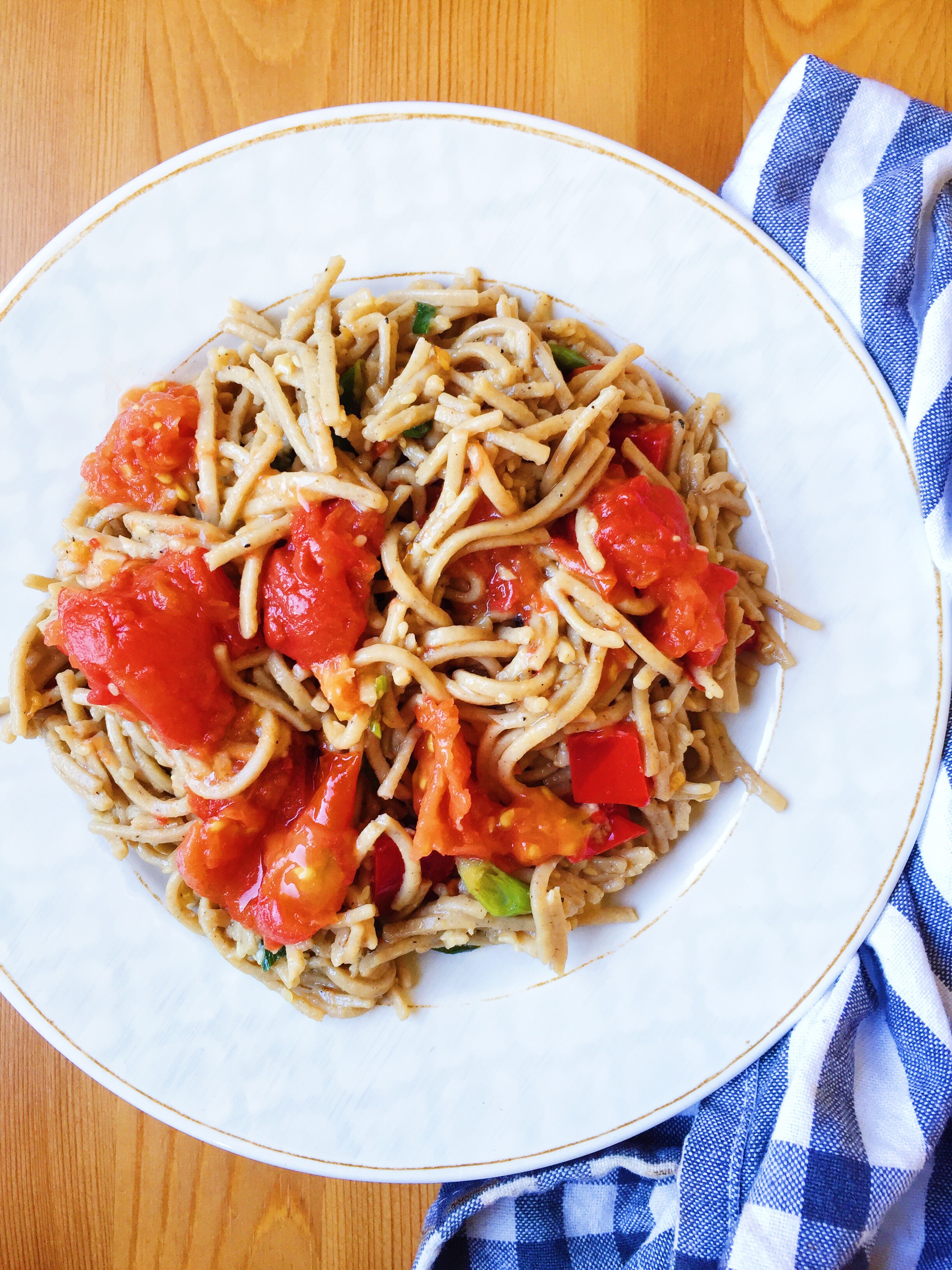 Buckwheat Soba Spaghetti!