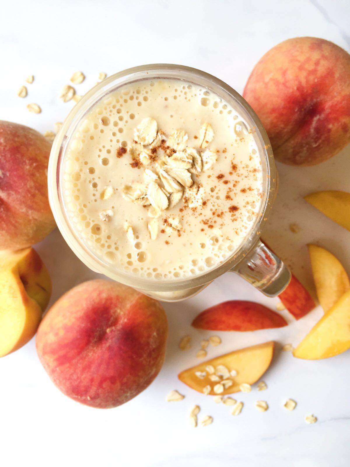 Peaches & Kefir Smoothie!