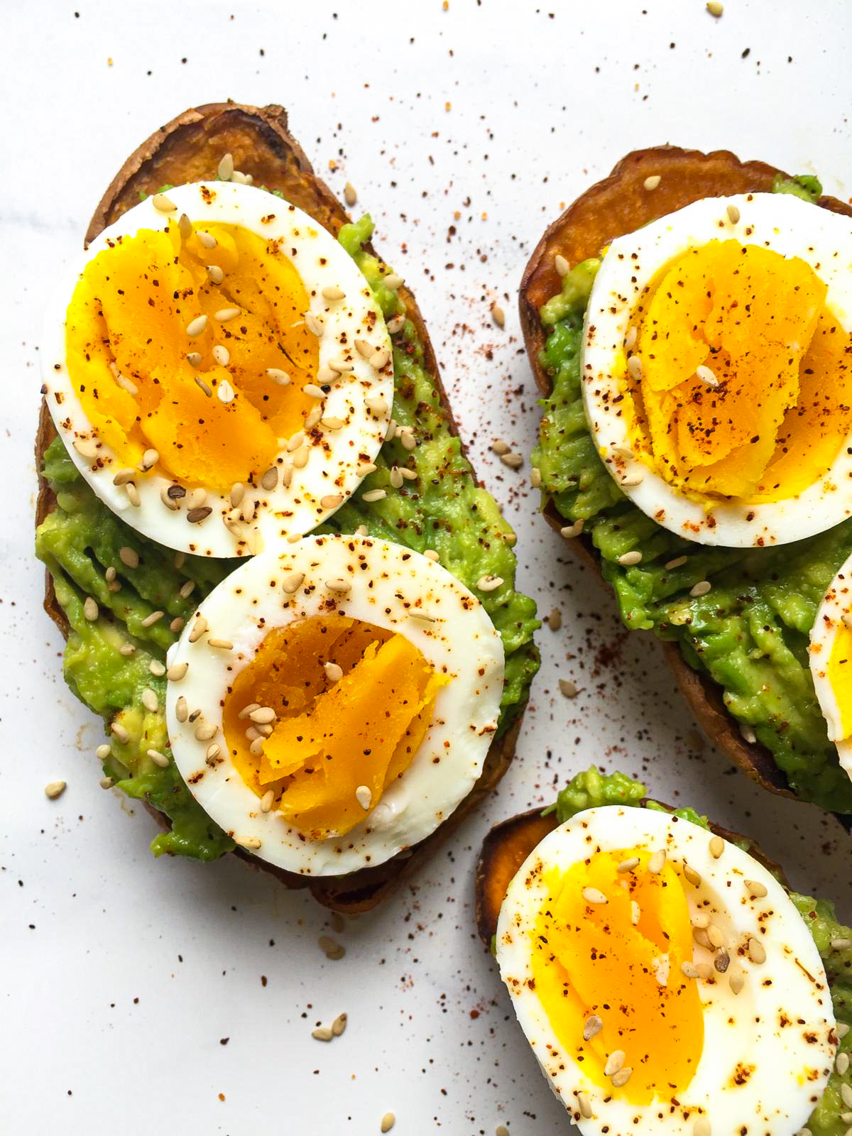 Loaded Sweet Potato Breakfast Toasts