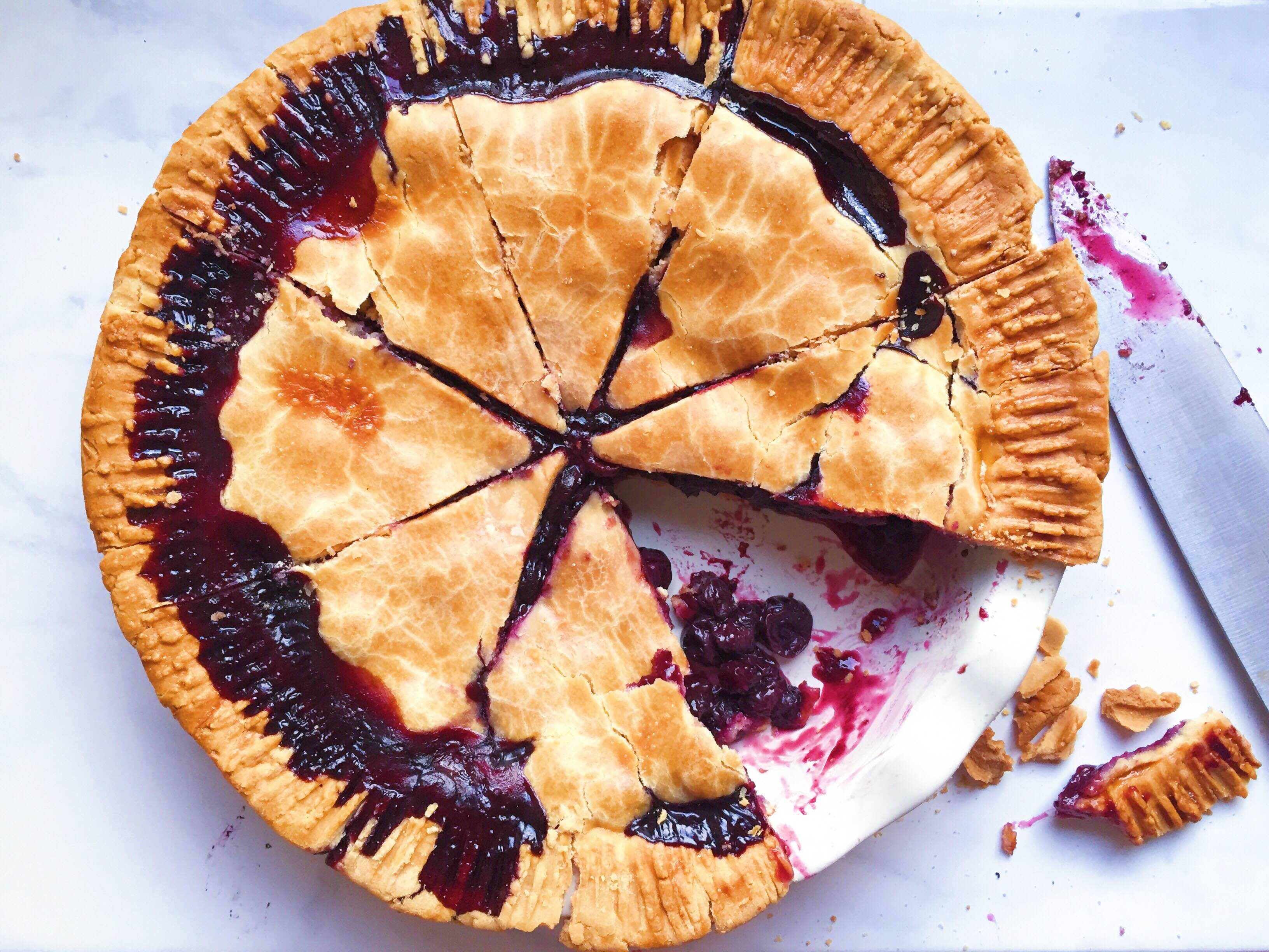 Gluten Free Blueberry Pie