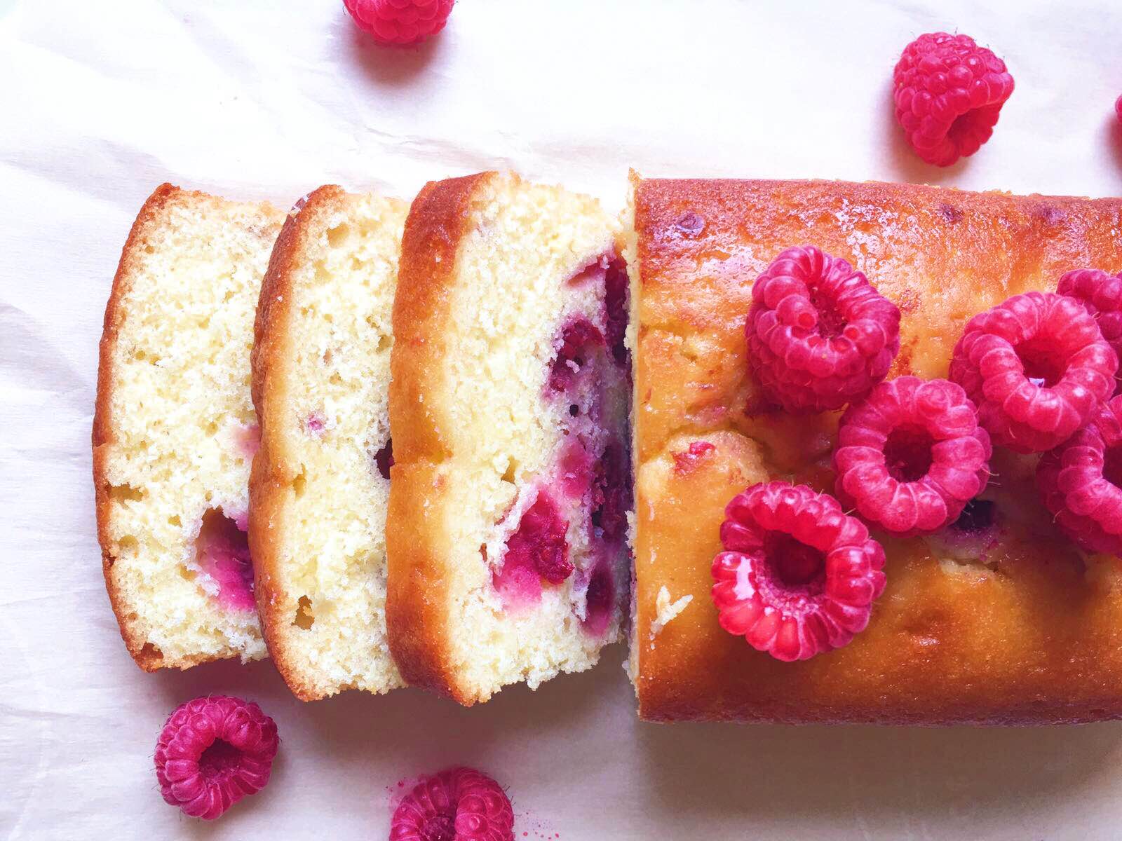 Paleo Raspberry Lemon Loaf