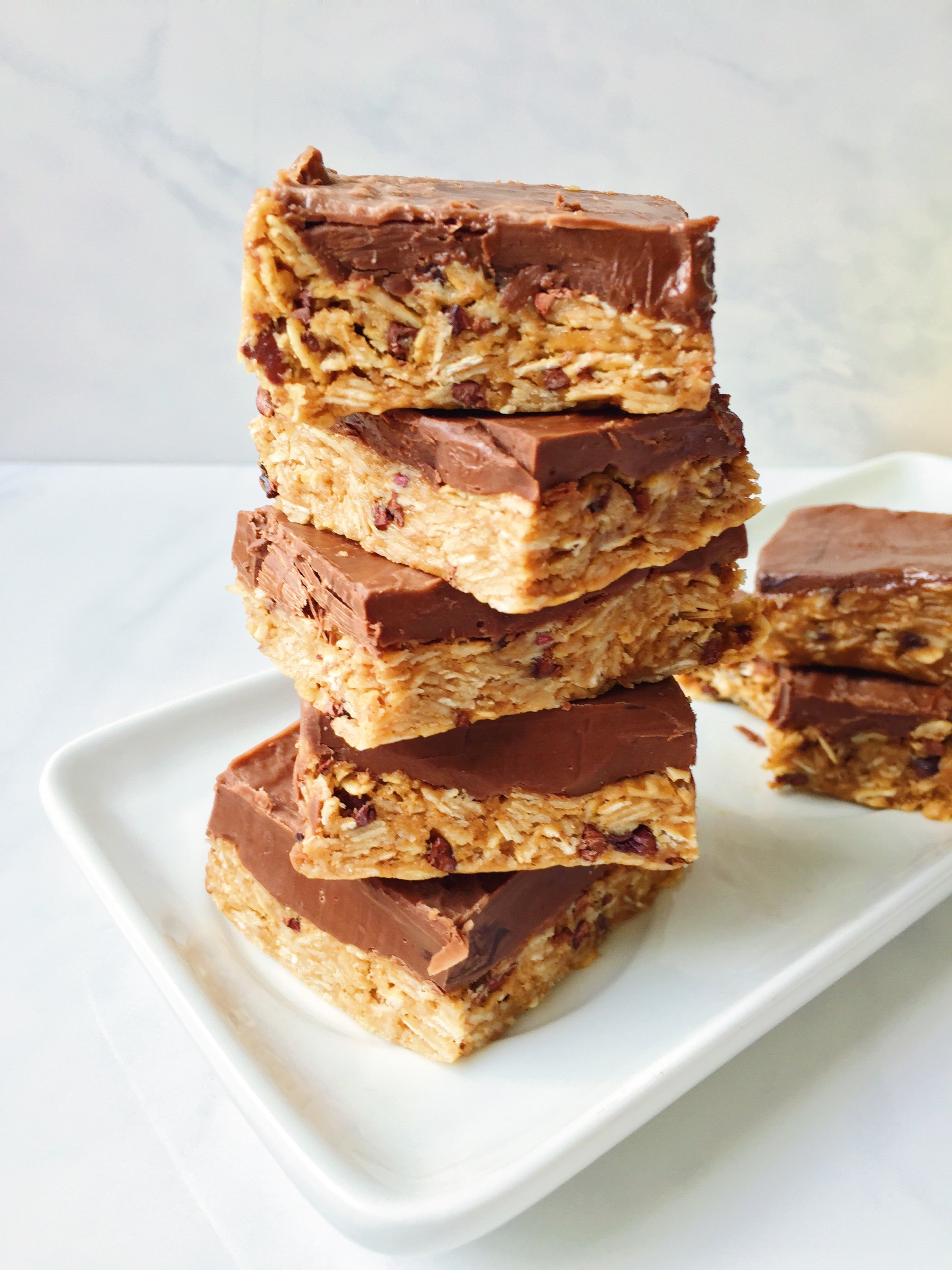 No-Bake Toffee Bars (gluten, dairy & refined sugar free!)