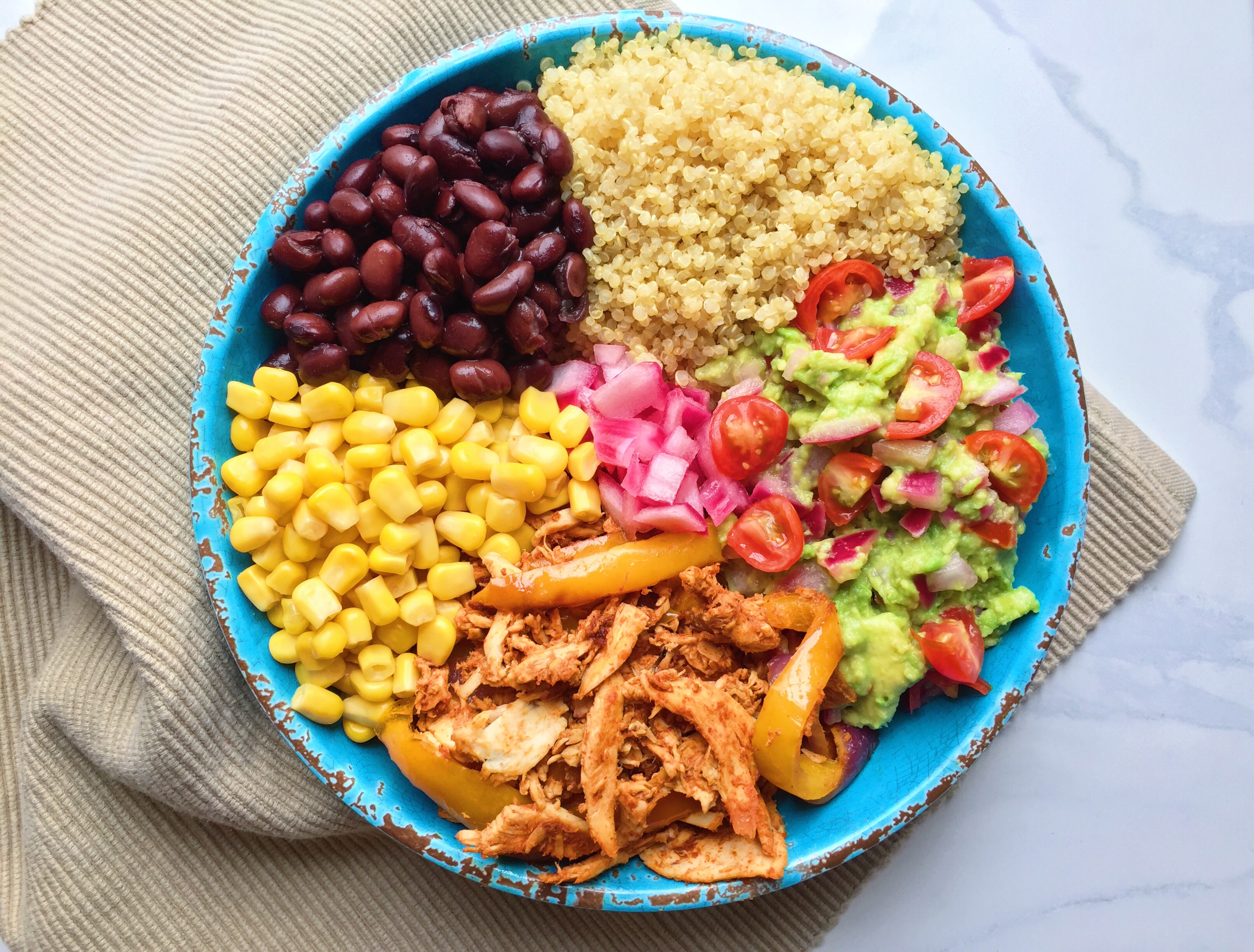 The Ultimate Chicken Fajita Bowl
