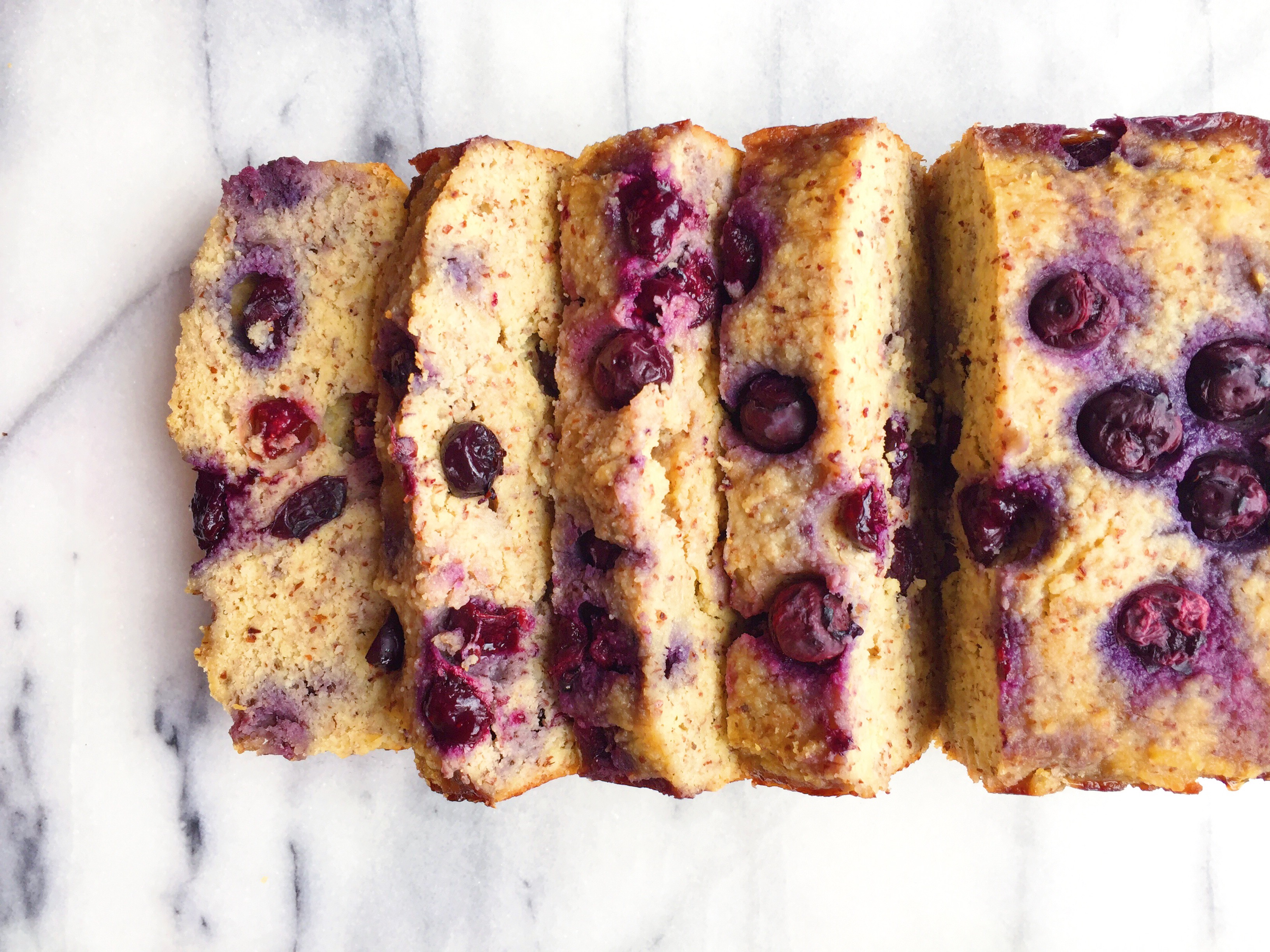 Blueberry Banana Bread (gluten, dairy & refined-sugar free)