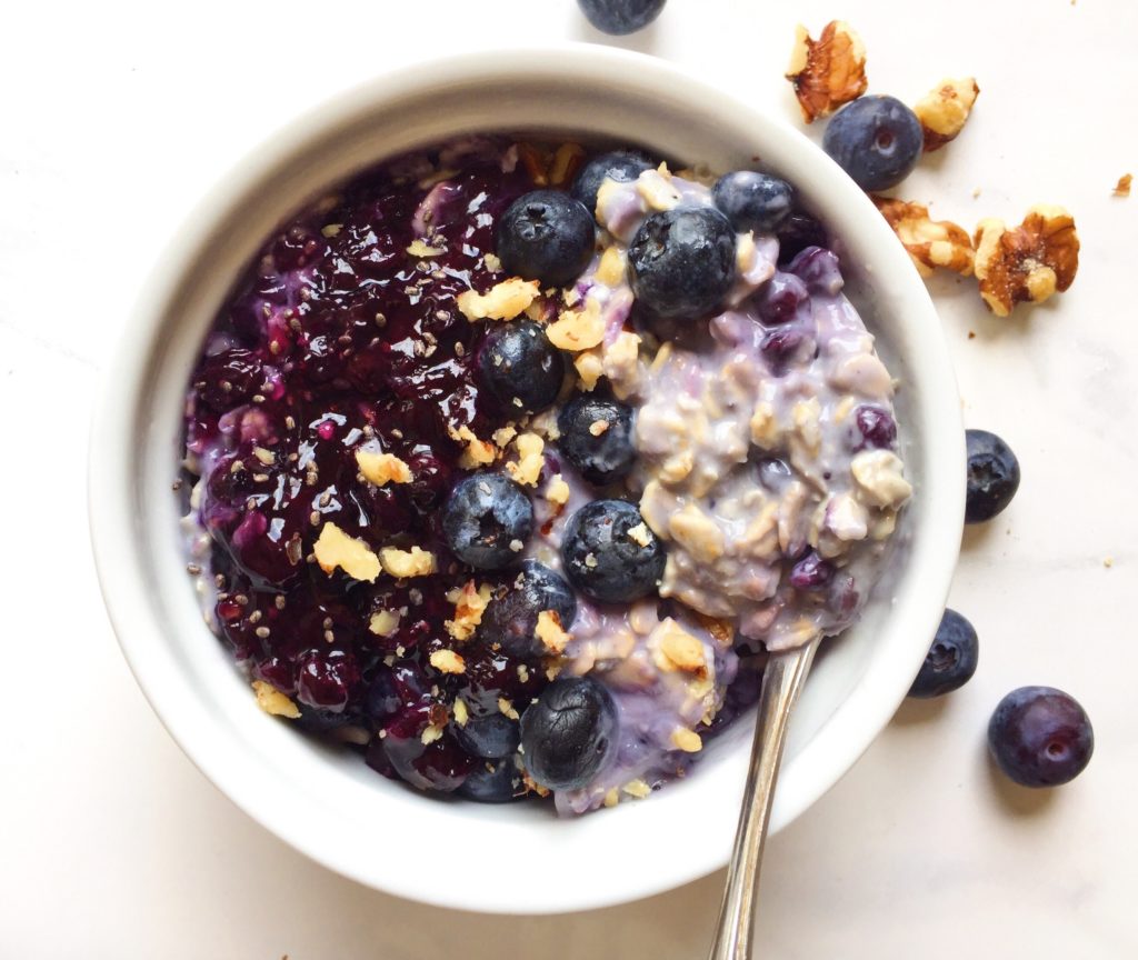 Blueberry Pie Overnight Oats  The Dish On Healthy