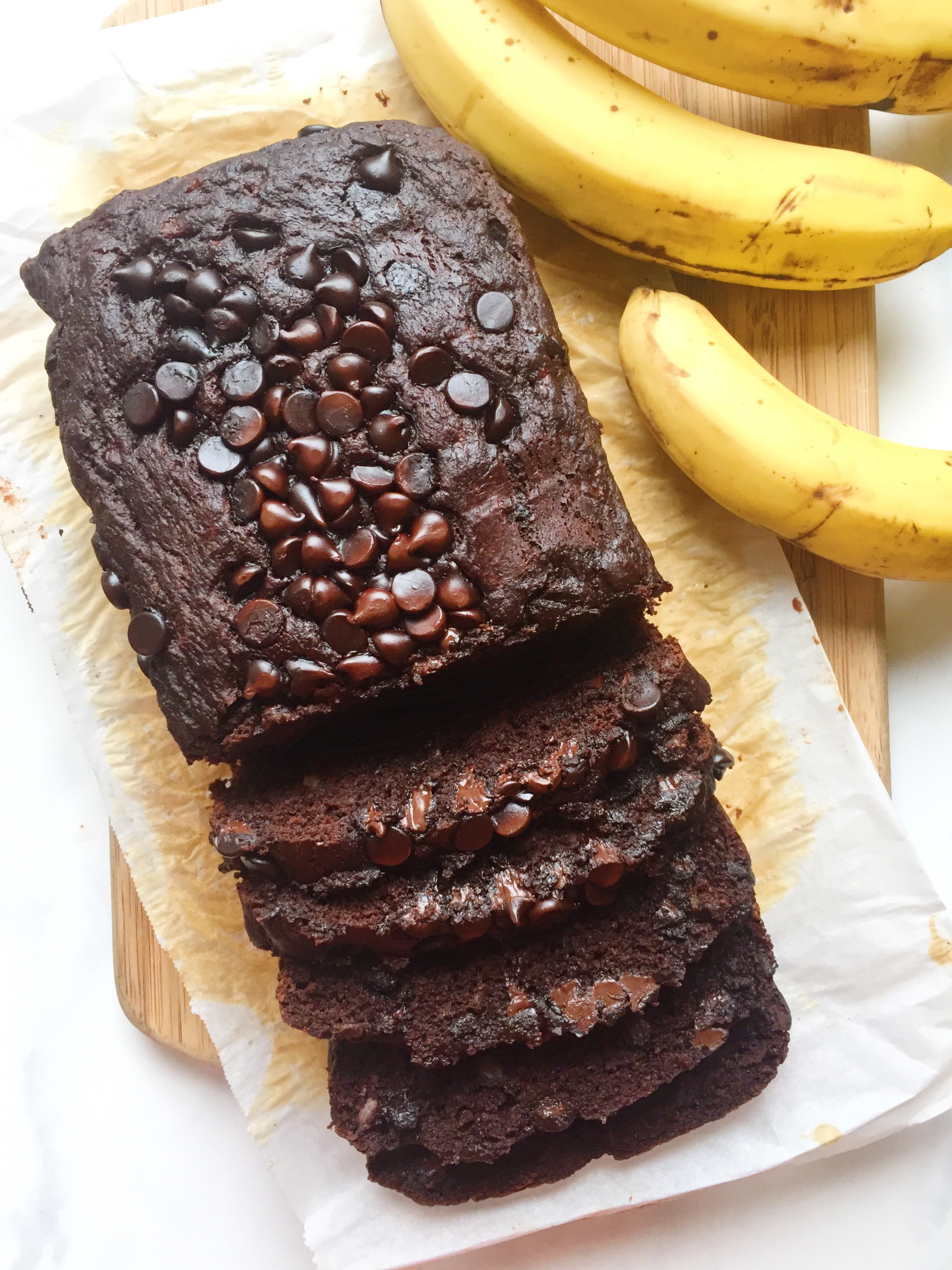 Banana Chocolate Loaf Cake