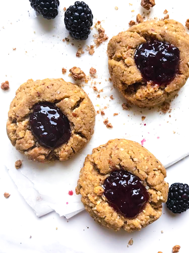 Holiday Thumbprint Cookies