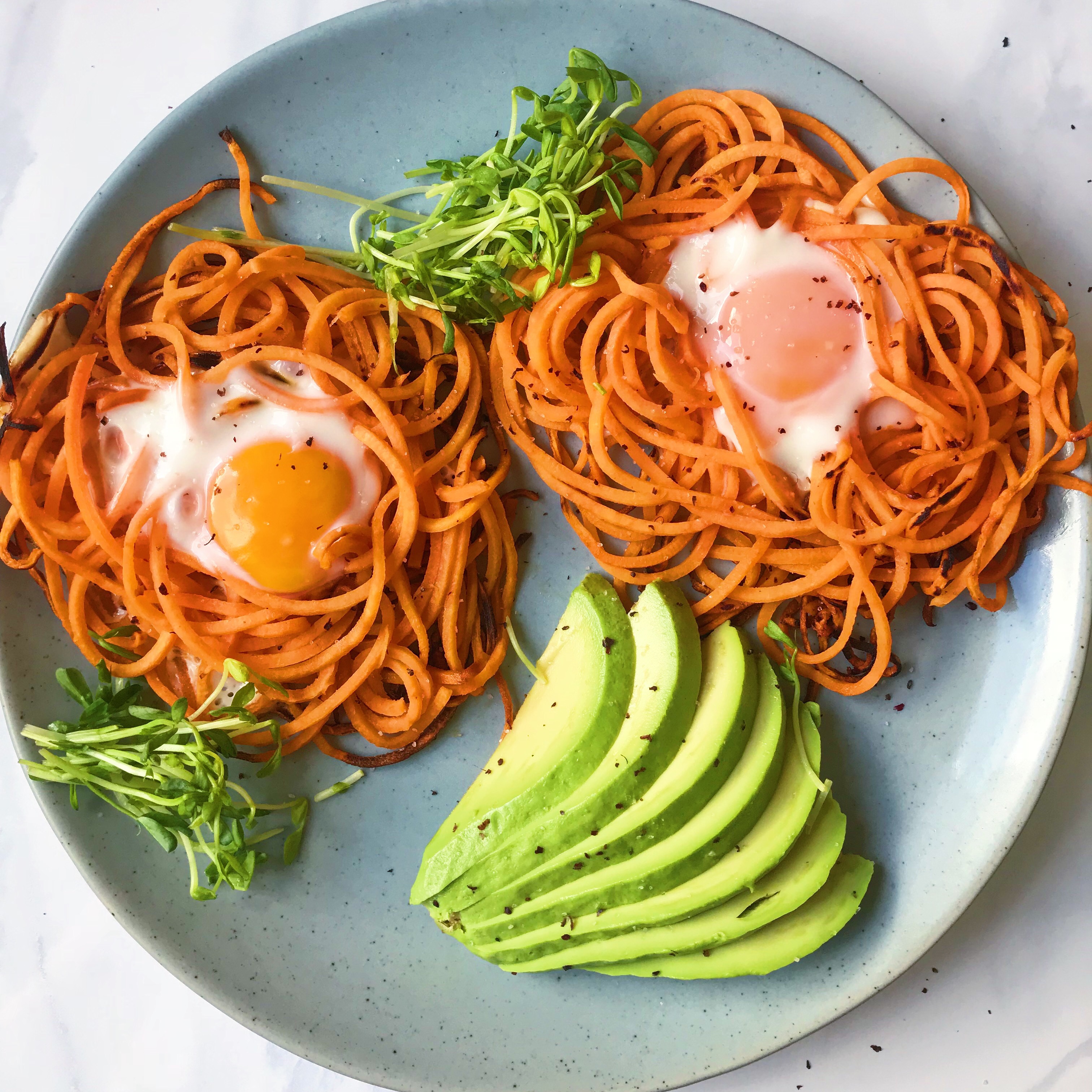 Paleo Eggs in a Nest