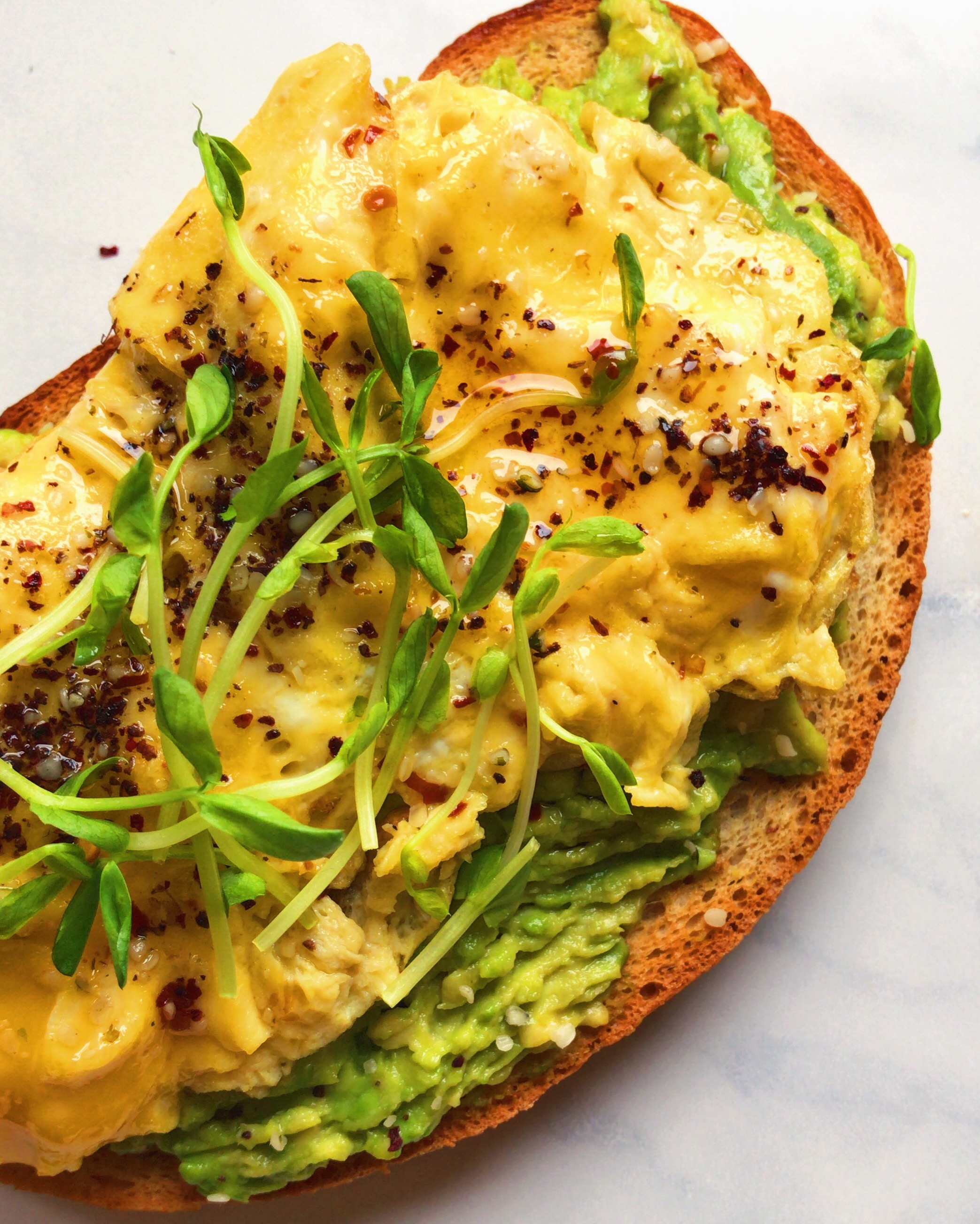 Sumac and Harissa Scrambled Eggs