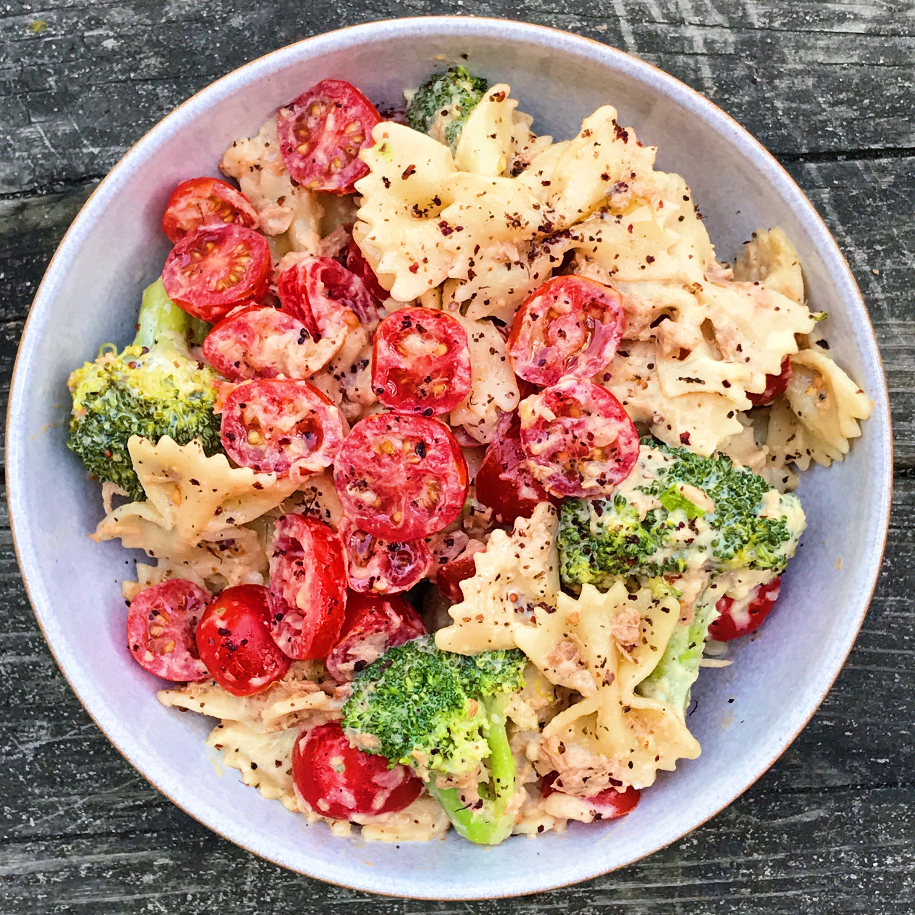 Creamy Bow Tie Pasta Salad