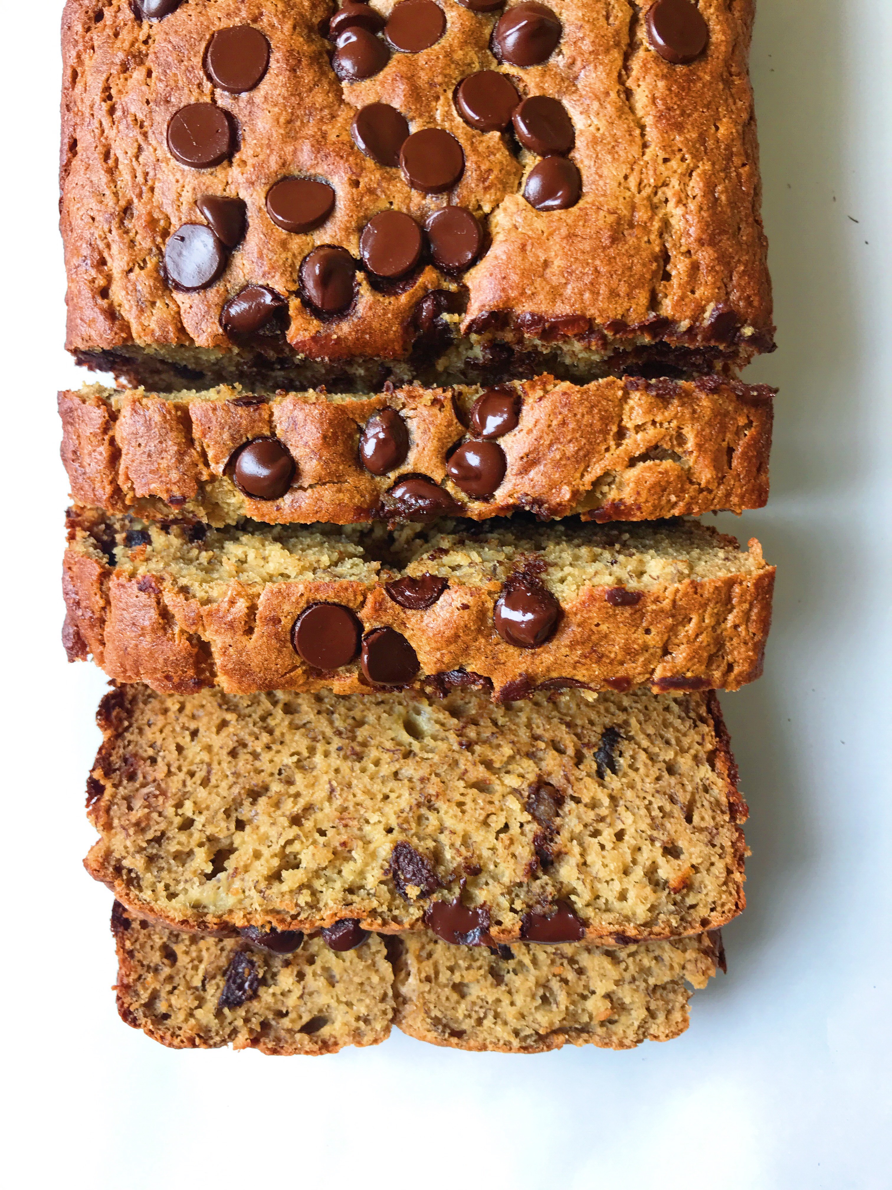 Easy Chickpea Flour Banana Bread