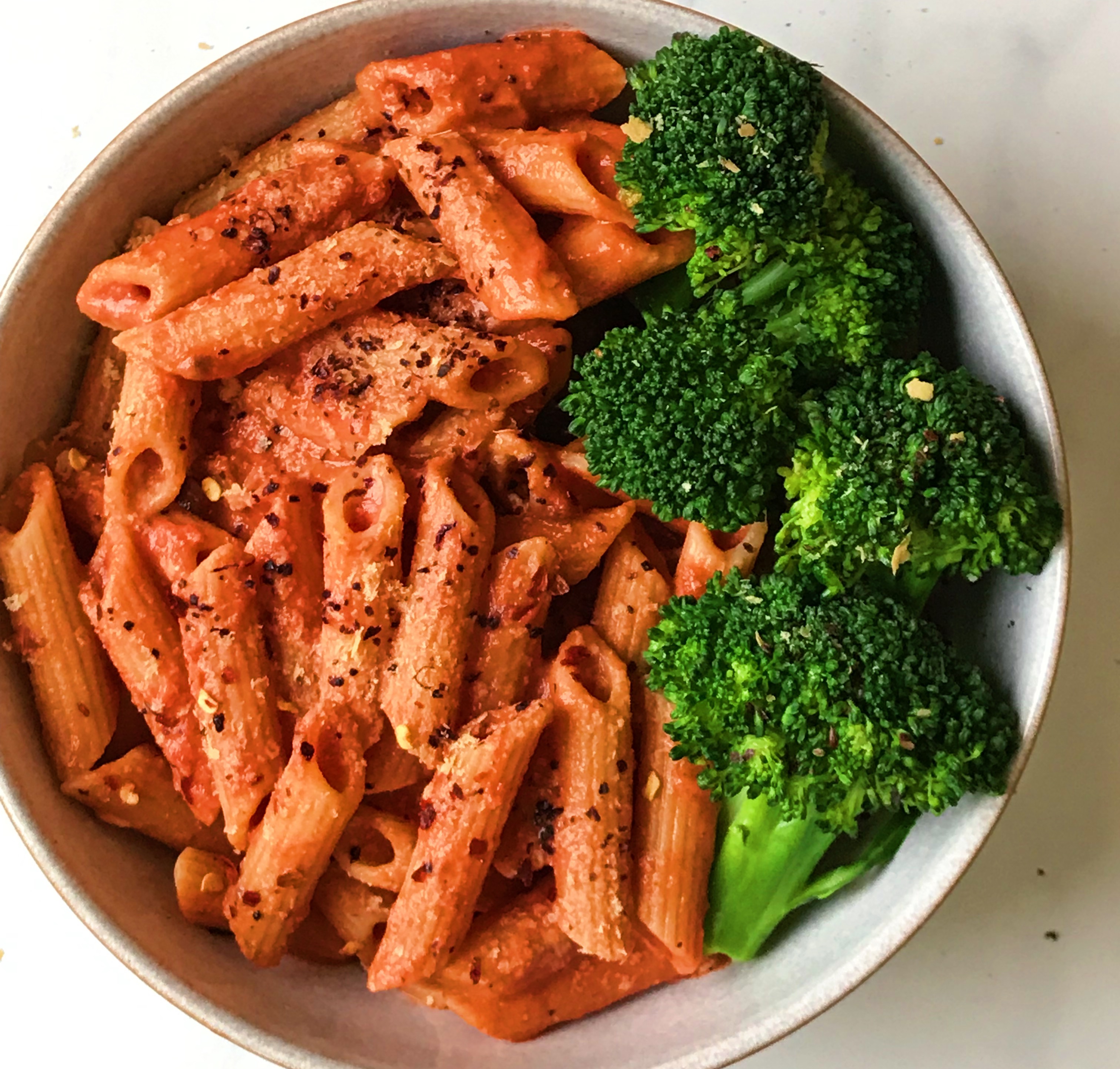 Creamy, Healthy Penne A La Vodka