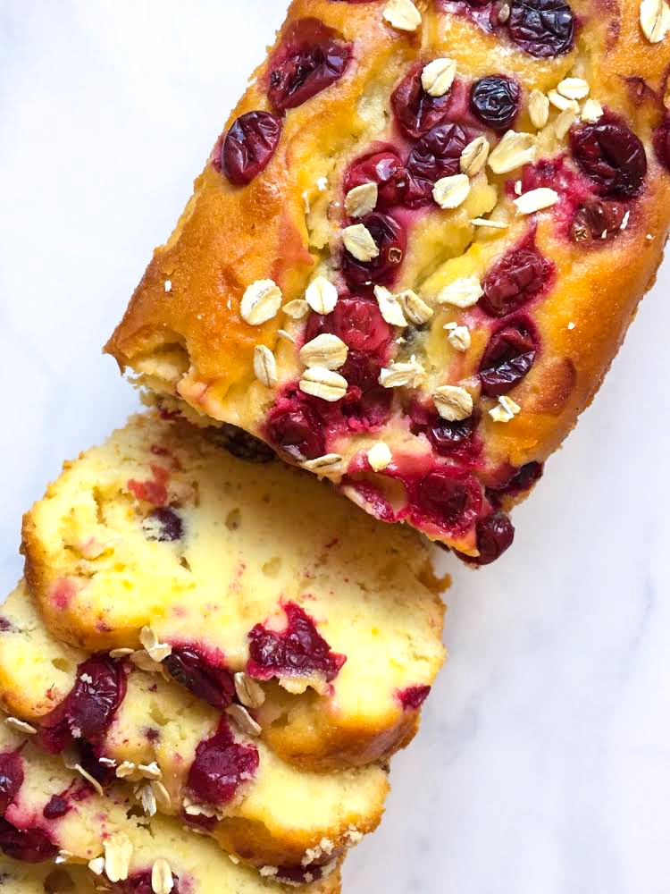 Paleo Cranberry Orange Bread