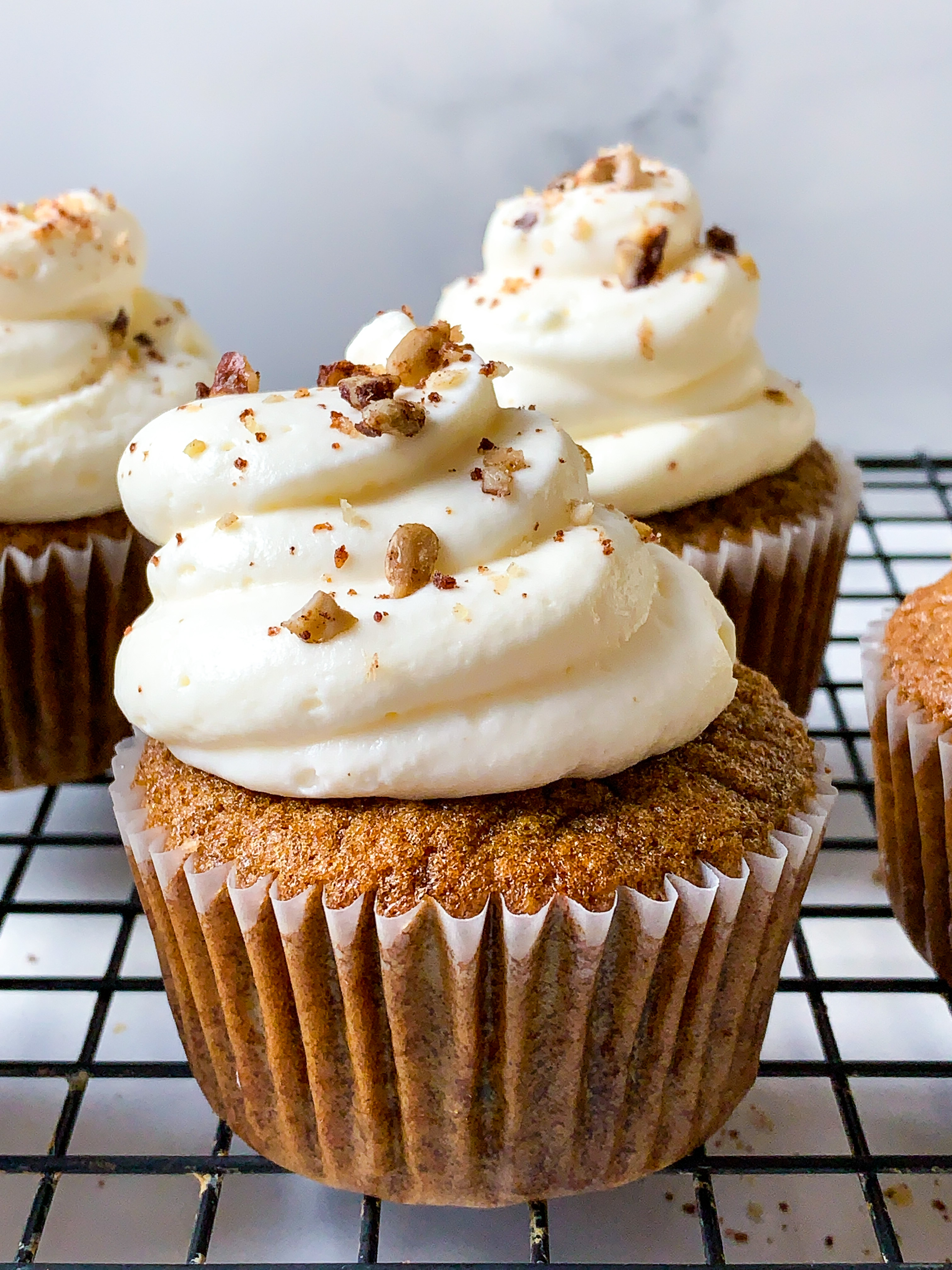 Flourless Carrot Cake Cupcakes!