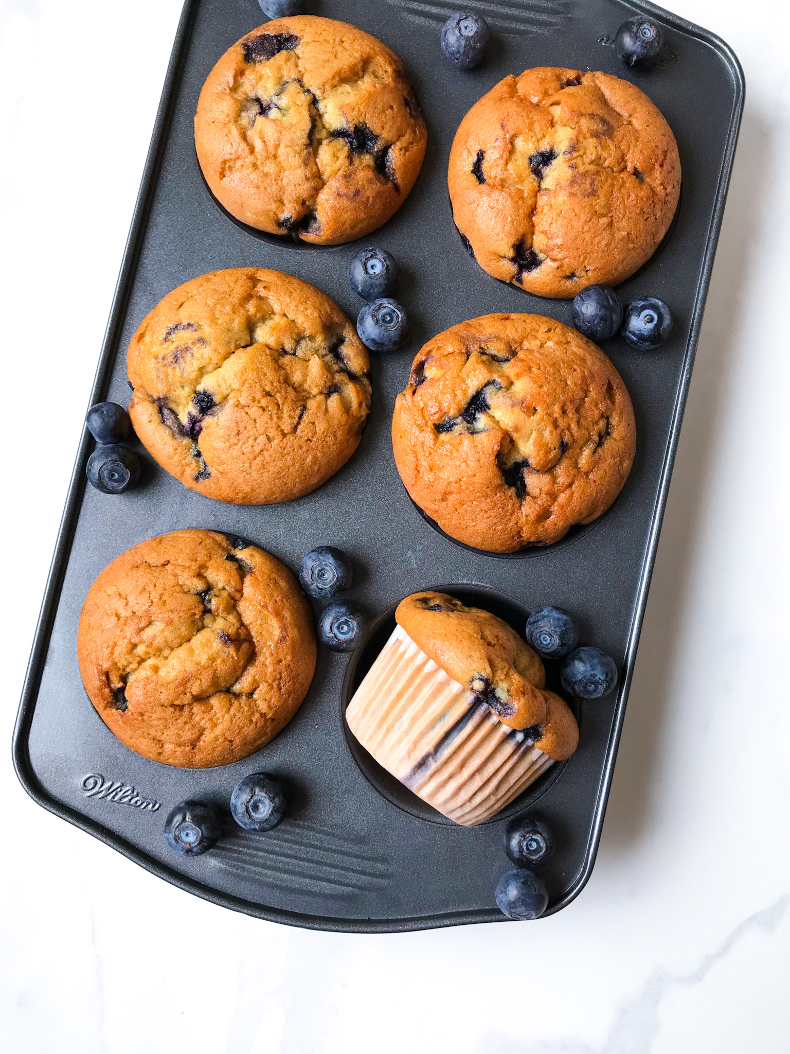 Healthy Blueberry Muffins