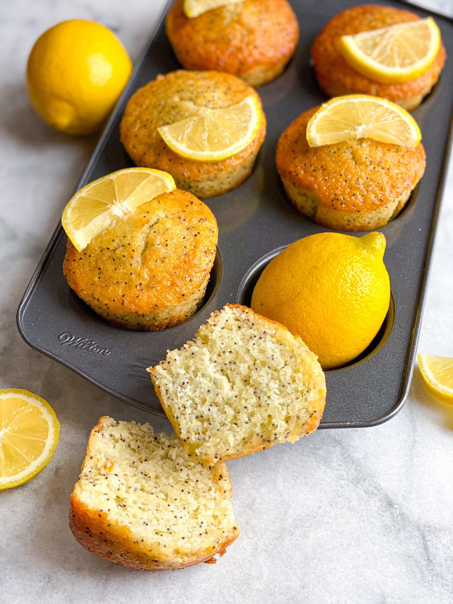 Lemon Poppyseed Muffins!