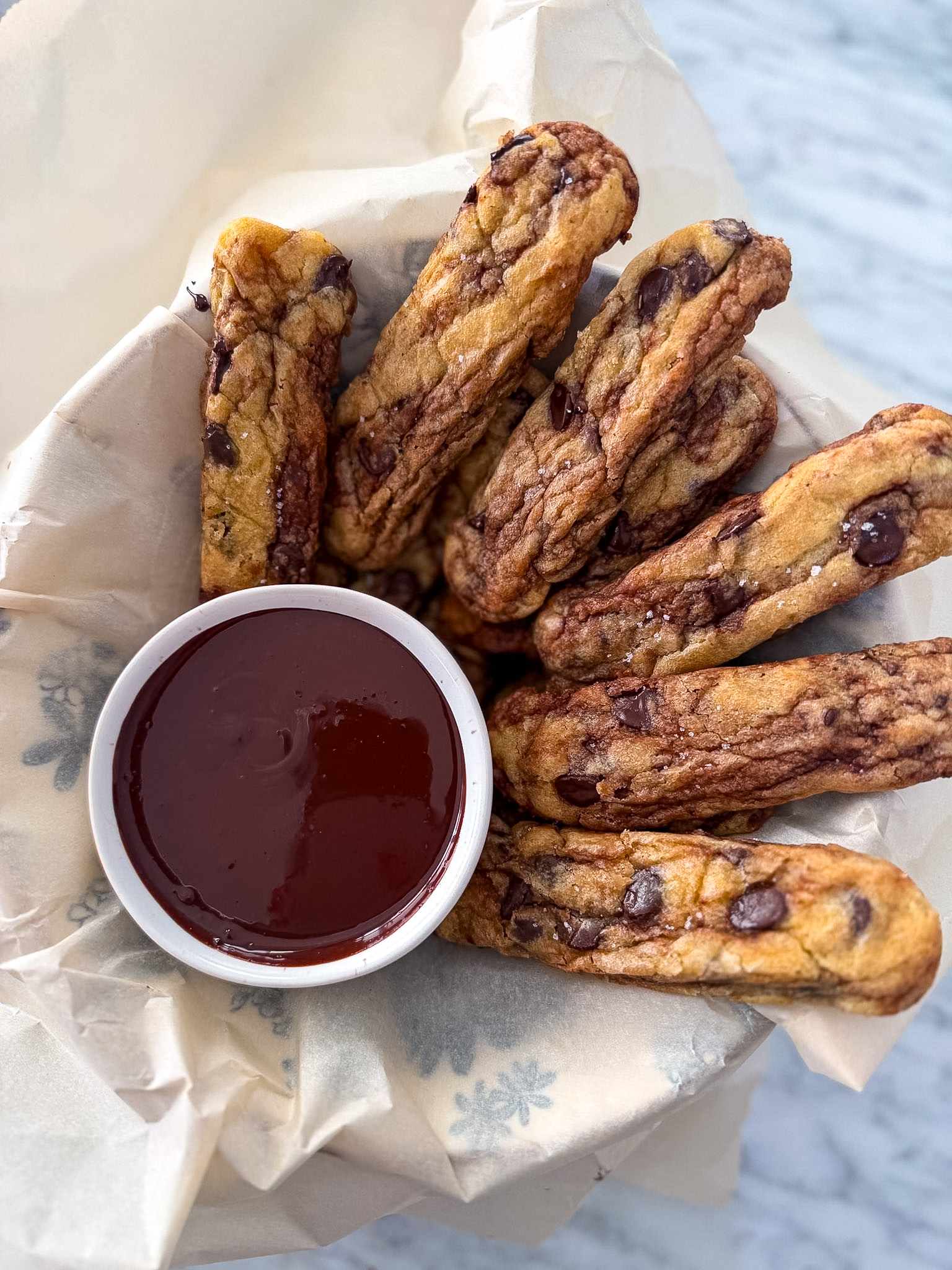 Brown Butter Chocolate Chip Cookie Fries